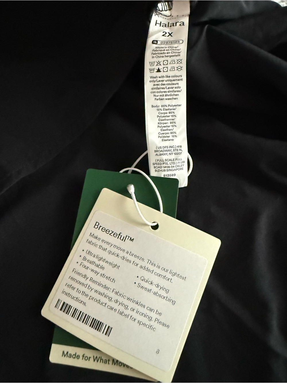 NWT Halara Breezeful™ Flowy Quick Dry Midi Casual Plus Size Pinafore Dress - Picture 9 of 10